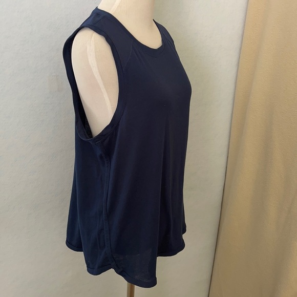 Athletic Wear Girls Navy Athletic Tank Top - Picture 4 of 11